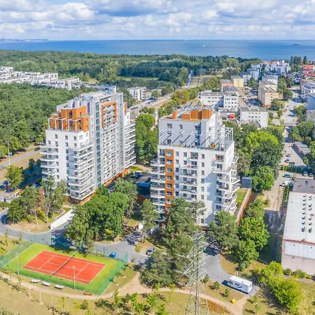 דירה Glow Apartments, Baltica Towers גדנסק
